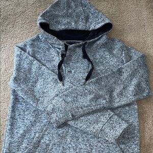 Men's Gray Hoodie Shirt